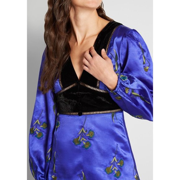 Modcloth | NWT World Traveler's Tea Time Mini Dress - Picture 5 of 17